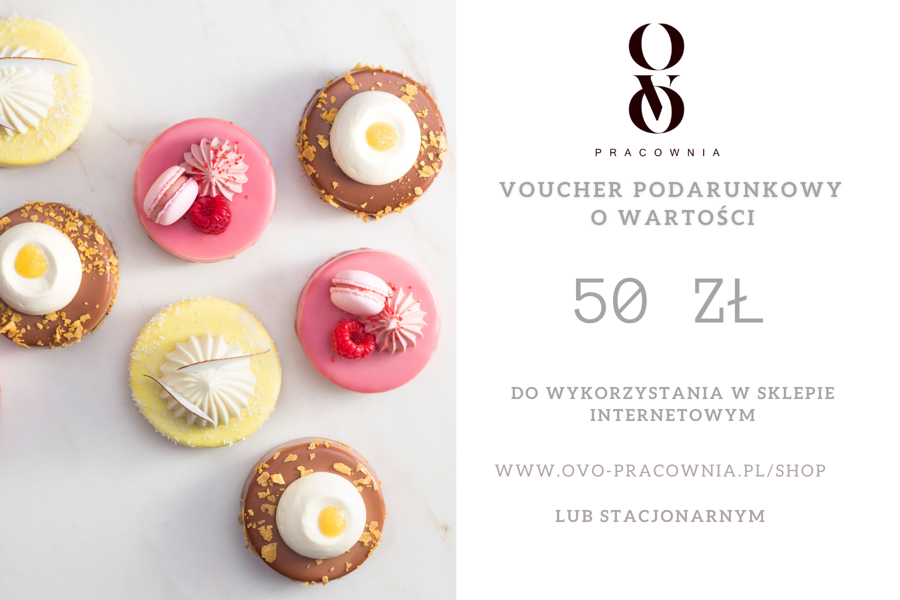 VOUCHER podarunkowy na kwotę 50 ZŁ